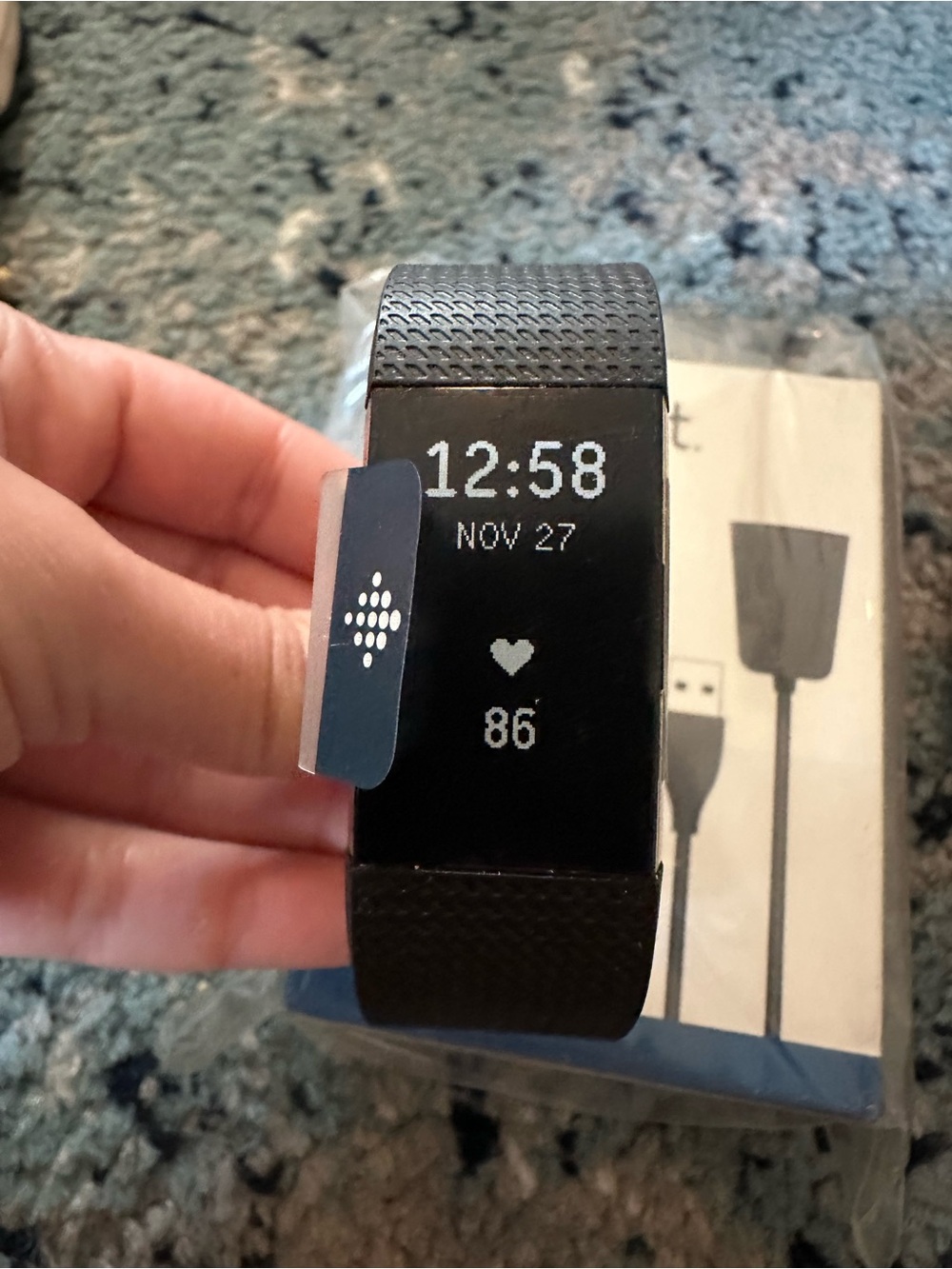 fitbit Charge 2 Smart Fitness Watch - Black